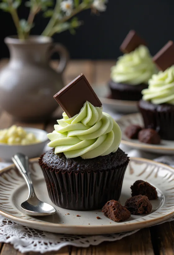 Cupcake After Eight servi