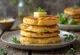 Pikelet, crêpe britannique et australienne servie