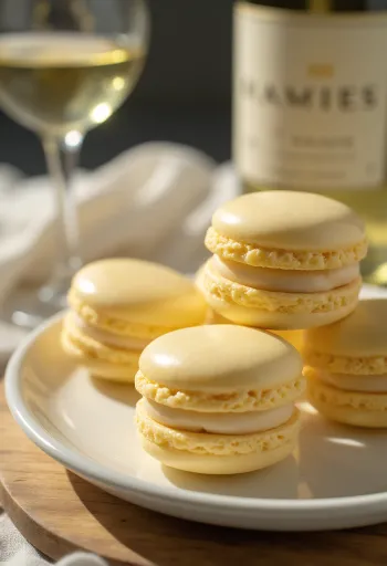 Macaron au sabayon