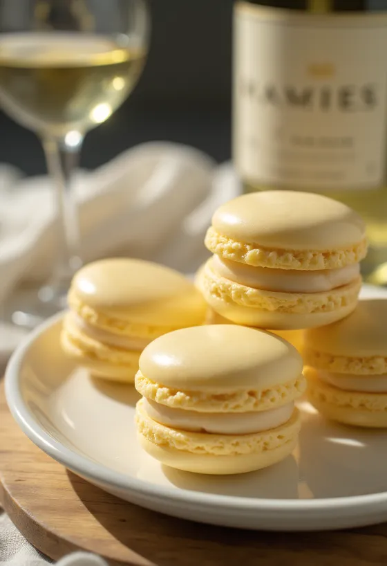 Macaron au sabayon