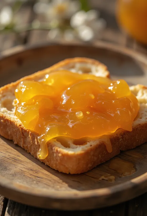 Confiture d'abricots maison faite d'abricots frais et mûrs, mise en pot