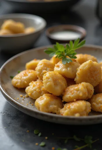 Pain tsampa tibétain servi