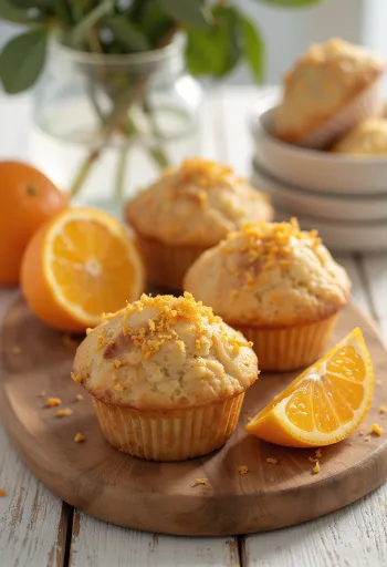 Muffins orange cannelle dorés