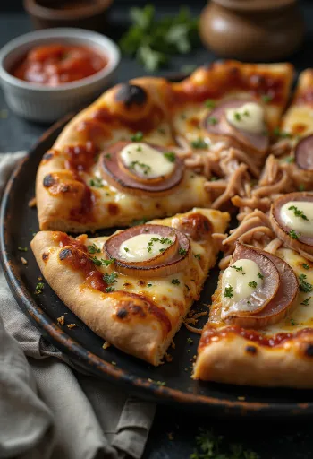 Pizza Cubana servie
