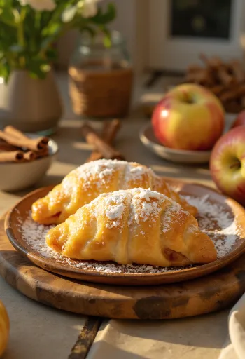 Empanada chilienne aux pommes, garniture pomme et pâte croustillante