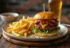 Burger BBQ au Miel servi
